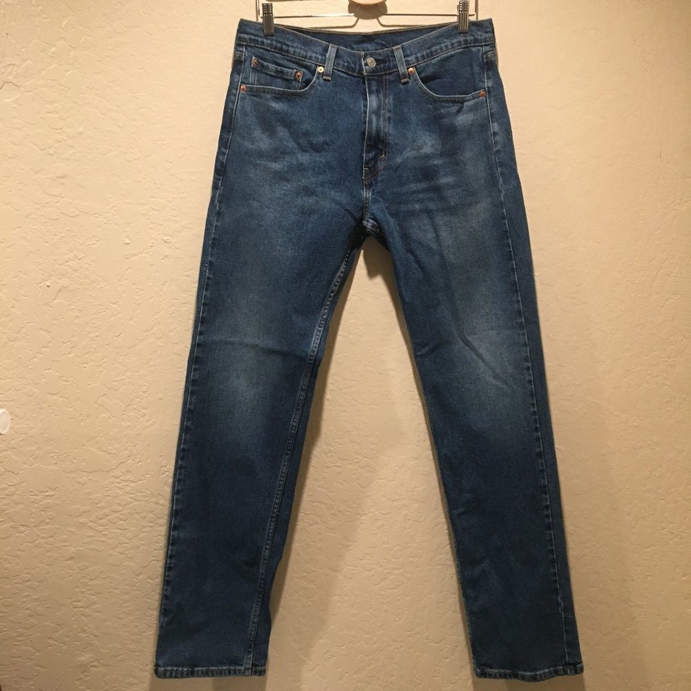 Levi's 505 Regular Fit Straight Leg 33x34 Jeans